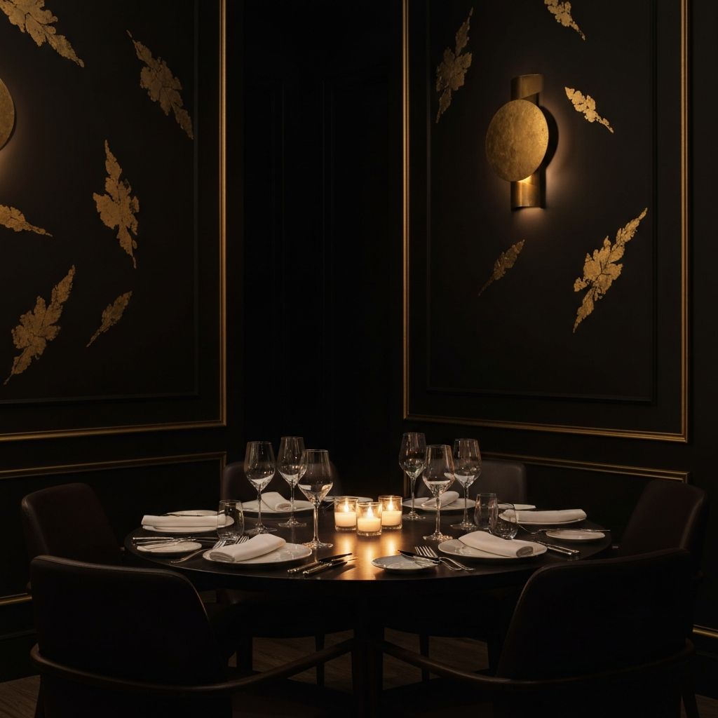 Luxury tasting room interior